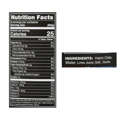 ZIA, Hot Diced Green Chile, 16 Oz(Case Of 6) ZIA