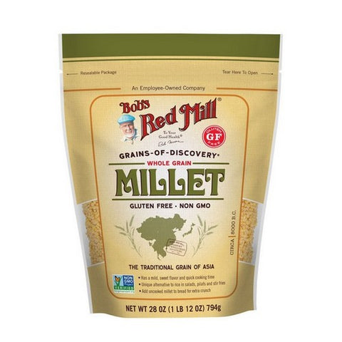 Bobs Red Mill, Whole Grain Millet, 28 Oz