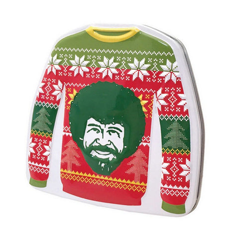 Merry Bob Ross Sweater Candy Tin 1.5 Oz (Case Of 12) by Boston America