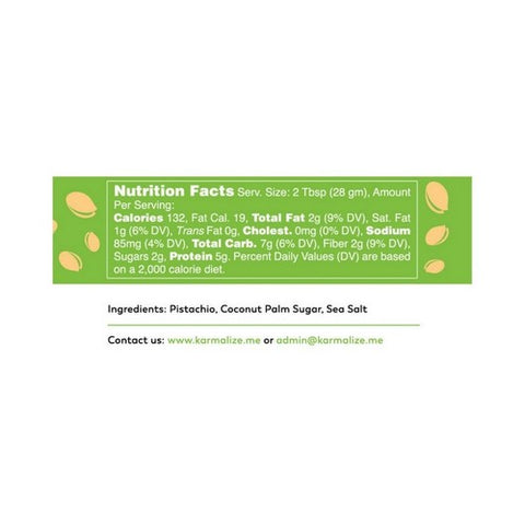 Karmalize Me, Pistachio Butter, 6 Oz