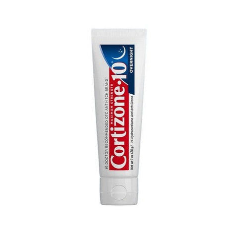 Cortizone-10, Overnight 1% Hydrocortisone Anti Itch Creme Maximum Strength Lavender Scent, 1 Oz Cortizone-10
