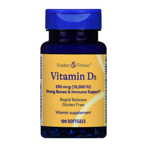 Vitamin D3 100 Softgels by Foster And Thrive