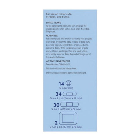 Foster And Thrive, Antibacterial Sheer Adhesive Bandages, 80 Count Foster And Thrive