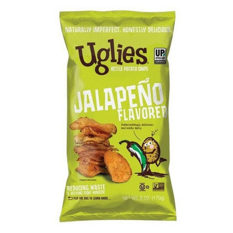 Uglies, Jalepeno Potato Chips, 6 Oz (Case Of 12) Uglies
