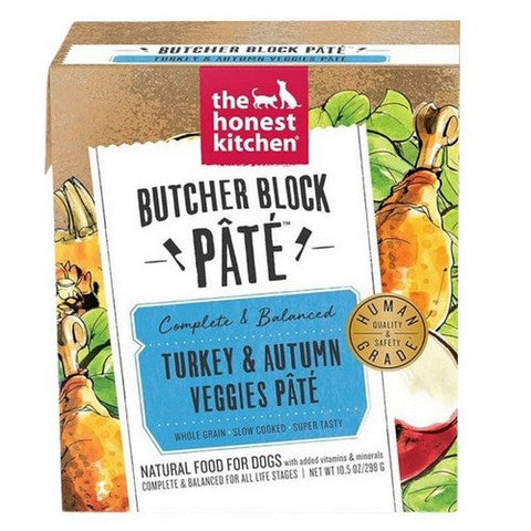 The Honest Kitchen, Butcher Block Pate Dog Food Turkey And Autumn Veggies, 10.5 Oz (Case Of 6) The Honest Kitchen