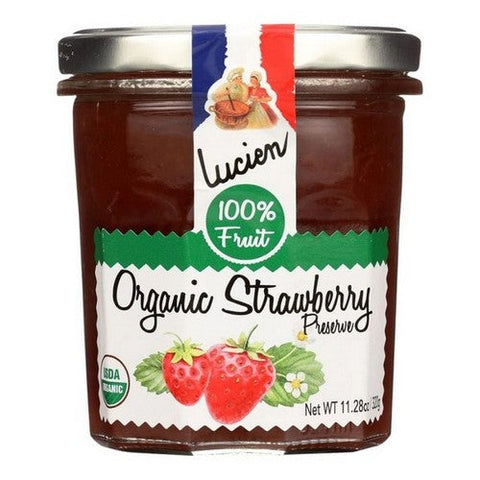 Lucienne, Organic Strawberry Fruit Spread, 11.28 Oz (Case Of 6) Lucienne