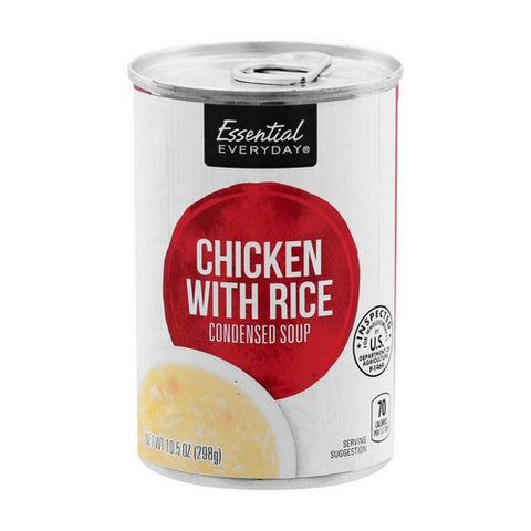 Chicken With Rice Condensed Soup Chicken 10.5 Oz (Case Of 24) by Essential Everyday