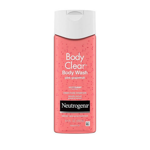 Body Clear Pink Grapefruit Acne Body Wash 8.5 Oz (Case Of 3) by Neutrogena