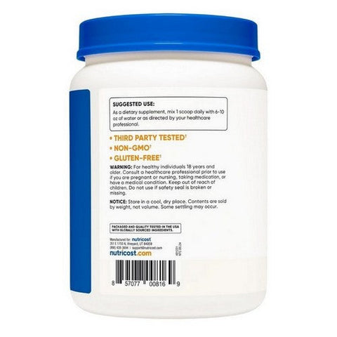 Nutricost, D-Aspartic Acid Powder, 500 Grams Nutricost