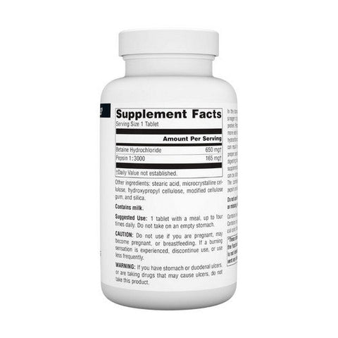 Source Naturals, Betaine Hcl, 180 Tabs Source Naturals