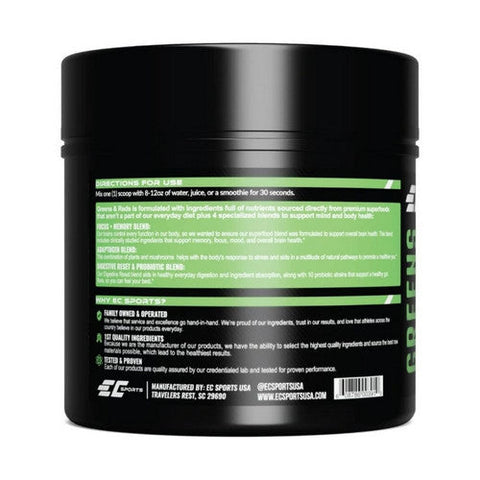 EC Sports, Greens And Reds Superfoods Peach Berry, 458 Grams EC Sports