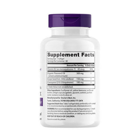Doctors Best, Women's Heart Complex, 60 Softgels Doctors Best