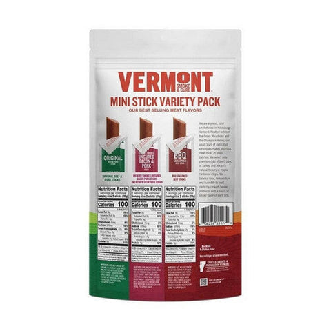 Vermont Smoke, Vermont Smoke And Cure Mini Stick Variety Pack, 12 Count Vermont Smoke