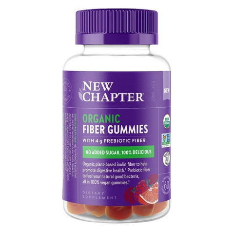New Chapter, Organic Fiber Gummies, 60 Count New Chapter