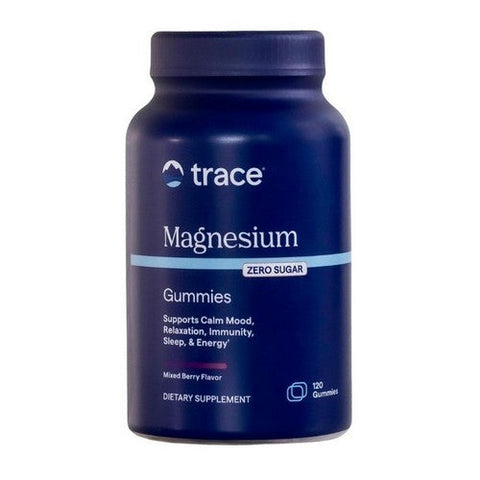 Trace Minerals, MagnesiumÂ Gummies Sugar Free Mixed Berry, 120 Count Trace Minerals