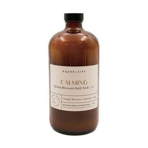 Baudelaire, Calming Spring Blossom Bath Soak, 40 Oz Baudelaire