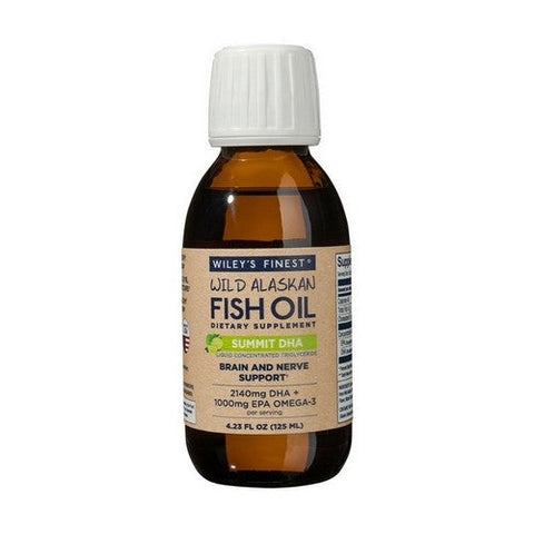 Wiley Wallaby, Wild Alaskan Fish Oil Summit DHA Natural Lime Flavor, 4.23 Oz