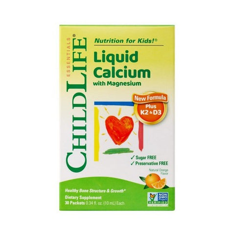 Calcium With Magnesium 30 Sticks by Child Life Essentials
