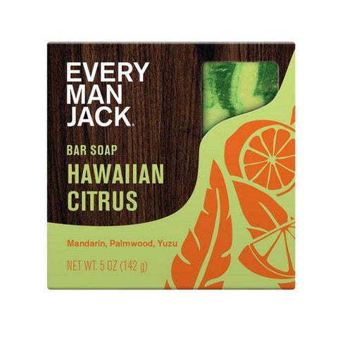Every Man Jack, Body Bar Soap Hawaiian Citrus, 5 Oz Every Man Jack