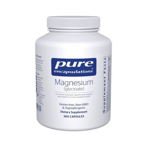 Magnesium Glycinate 360 Caps by Pure Encapsulations
