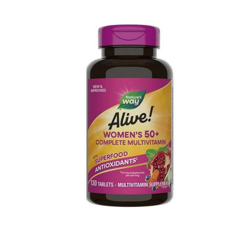 Alive! Women’s 50 Plus Complete Multivitamin 130 Tabs by Nature's Way