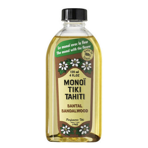 Monoi Tiare, Tahiti Santali Sandalwood Coconut Oil, 4 Oz Monoi Tiare