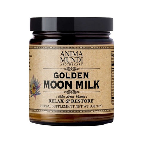 Golden Moon Milk Blue Lotus Vanilla 5 Oz by Anima Mundi Apothecary