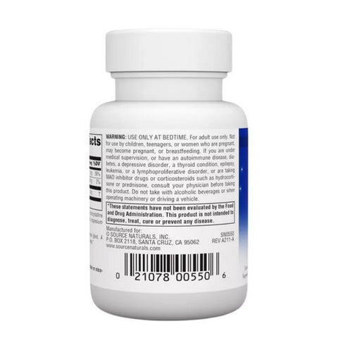 Source Naturals, Melatonin, 3 mg, 60 Tabs Source Naturals