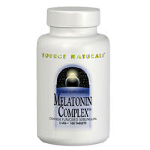 Melatonin Complex Peppermint 50 Tabs by Source Naturals
