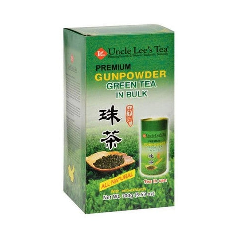 Uncle Lees Teas, Premium Gunpowder Green In Bulk Tea, 3.53 Oz Uncle Lees Teas