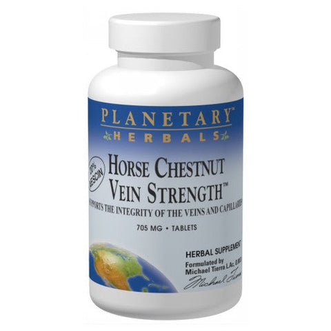 Planetary Herbals, Horse Chestnut, Vein Strength 42 Tabs Planetary Herbals