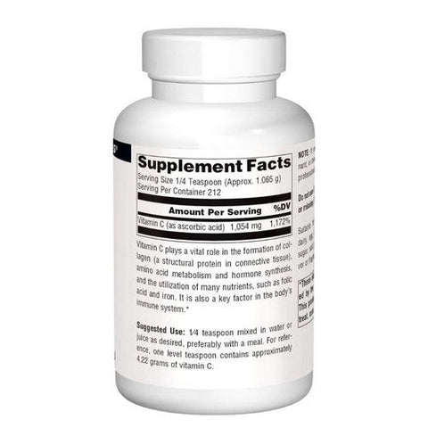 Source Naturals, Ascorbic Acid Crystals, 8 Oz Source Naturals