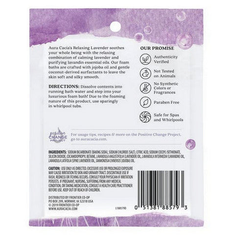 Aura Cacia, Foam Bath Relaxing Lavender, 2.5 Oz Aura Cacia