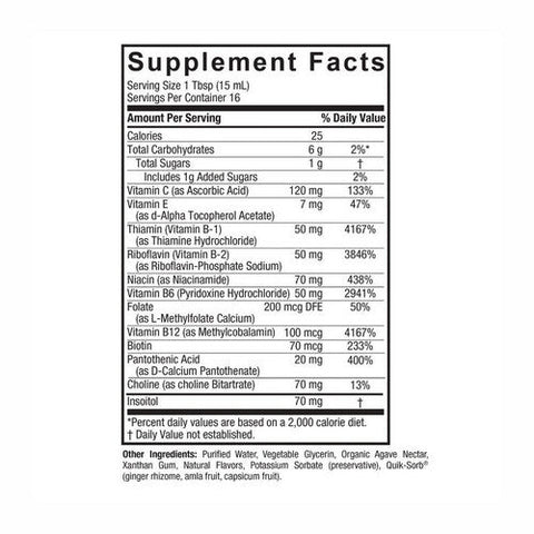 Nature's Answer, Liquid Vitamin B-Complex Tangerine, 8 Oz Nature's Answer