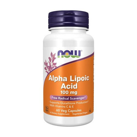 Now Foods, Alpha Lipoic Acid, 100 mg, 60 Vcap Now Foods