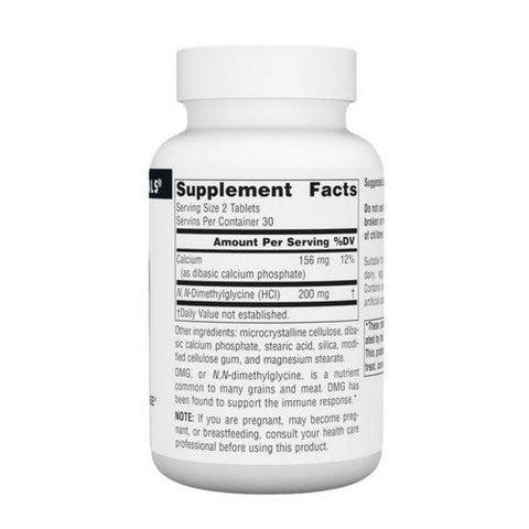 Source Naturals, DMG, 100 MG, 60 Tabs Source Naturals