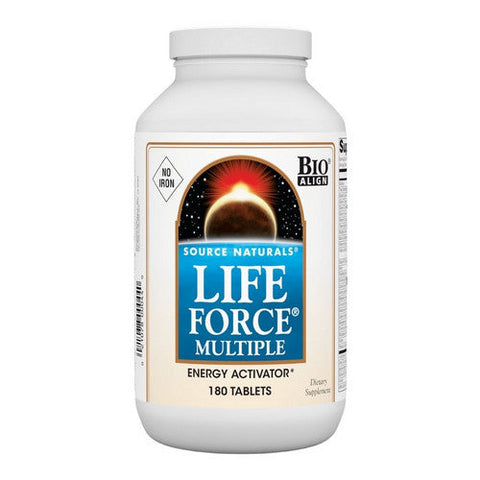 Source Naturals, Life Force Multiple-No Iron, 180 Tabs Source Naturals