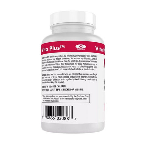 Vita plus, Nattokinase 2000 FU, 90 CAPS Vita plus