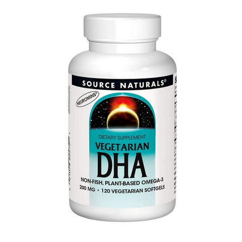 Vegetarian DHA With Neuromins 120 Softgels by Source Naturals