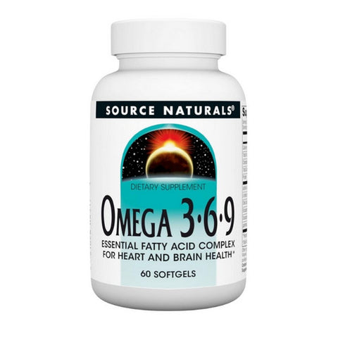 Omega 3, 6, 9 60 Softgels by Source Naturals
