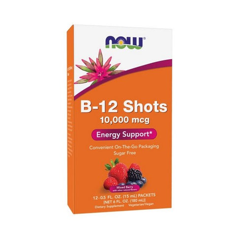 Now Foods, B-12 Energy Boost, 10,000 mcg, 12 Pack, 15 ml Now Foods