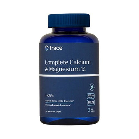 Trace Minerals, Complete Calcium & Magnesium 1:1, 120 Tablets Trace Minerals