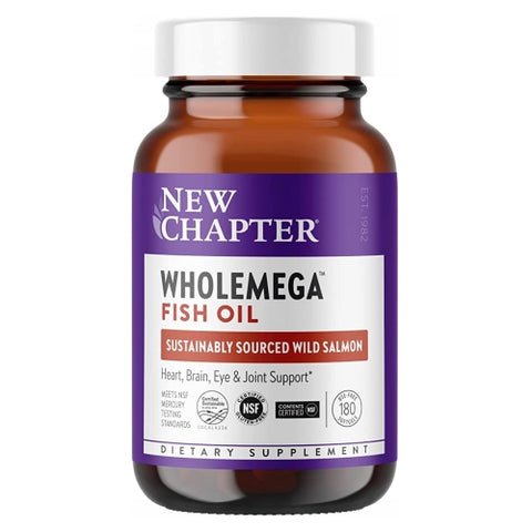 Wholemega Fish Oil 180 Softgels by New Chapter