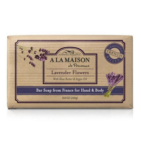 A La Maison, Bar Soap, Lavender Flowers 8.8 oz A La Maison