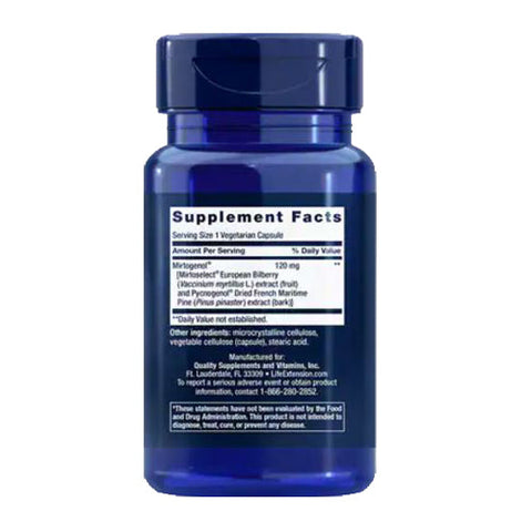 Life Extension, Eye Pressure Support with Mirtogenol, 30 Veg Caps Life Extension