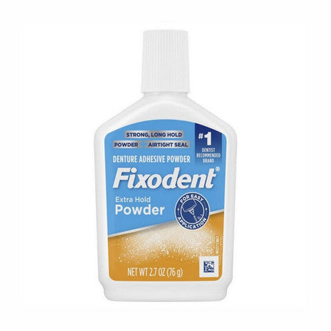 Fixodent, Extra Hold Denture Adhesive Powder, 2.7 Oz Fixodent