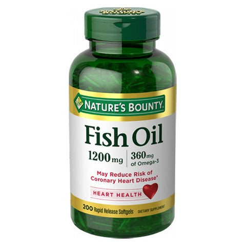 Fish Oil 200 Softgels by Nature's Bounty
