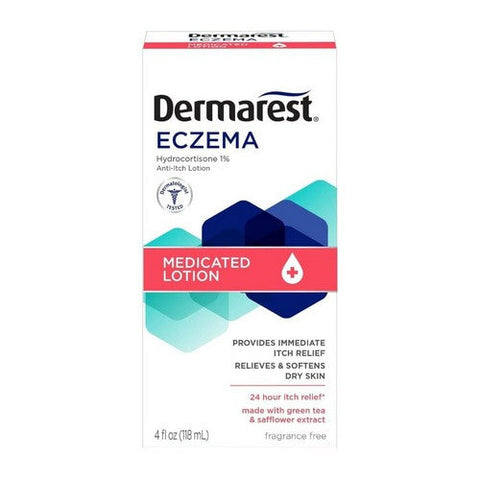Dermarest, Hydrocortisone 1% Eczema Medicated Lotion, 4 Oz Dermarest