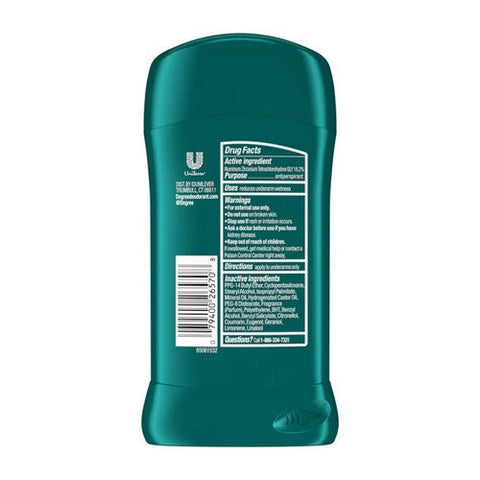 Degree, Antiperspirant Deodorant Sport, 2.7 Oz Degree